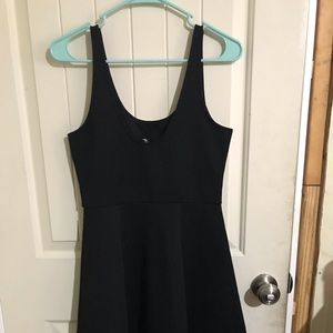 Black mini dress